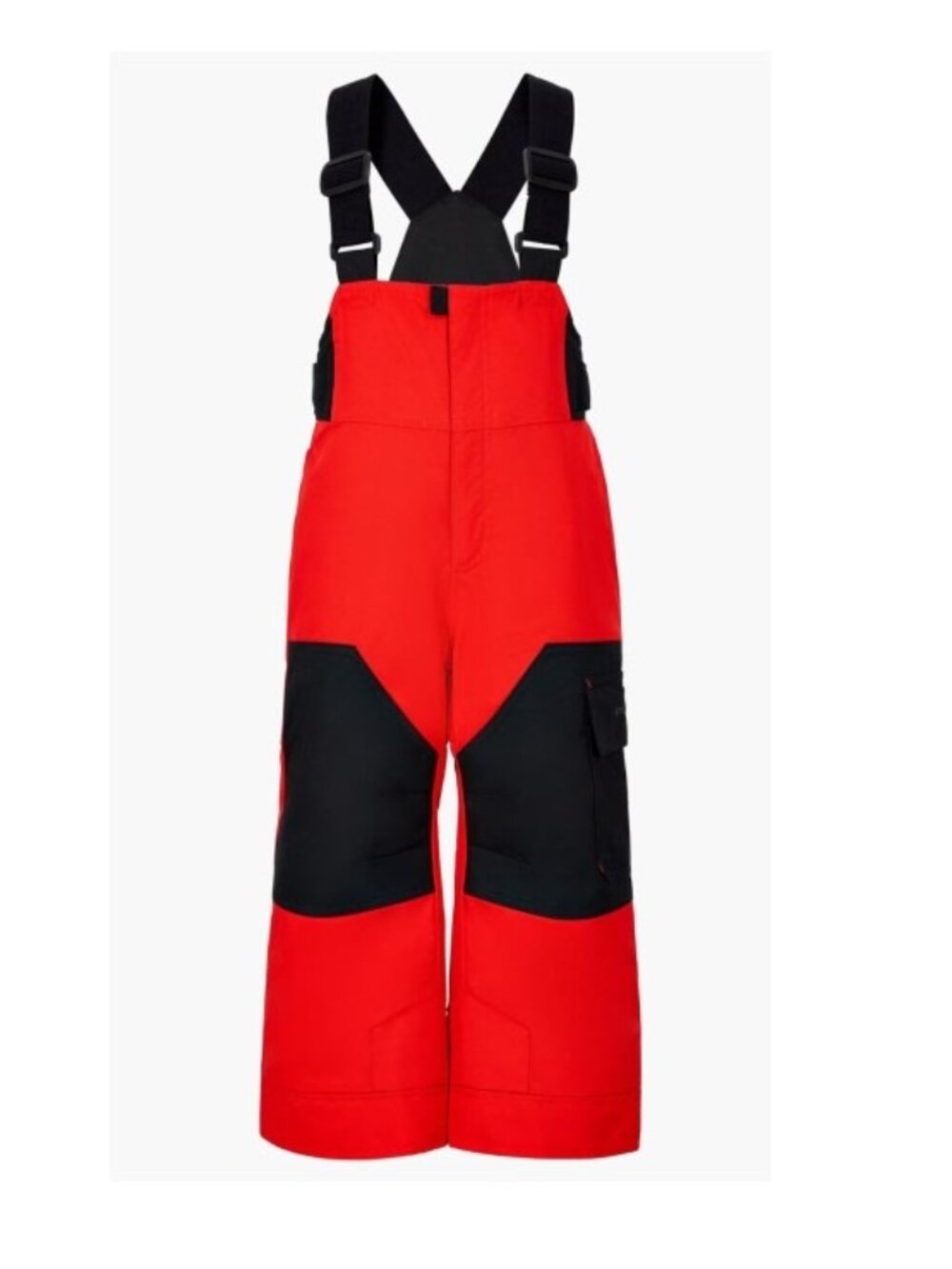 Kid’s Obermeyer Volt Ski/Snow Bibs with I-Grow, Boy’s Size 8, Red and Black